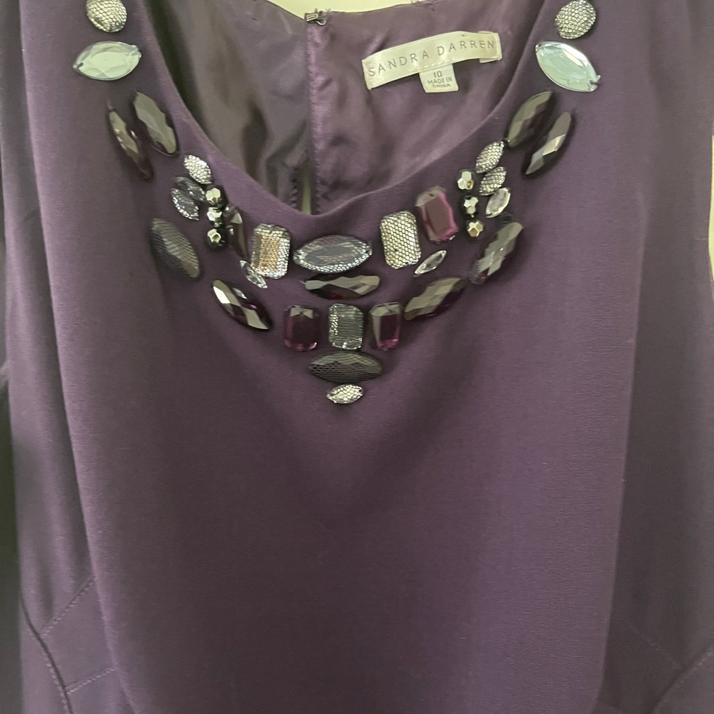Women’s Size 10 Purple Dress NWT - Picture 2 of 6
